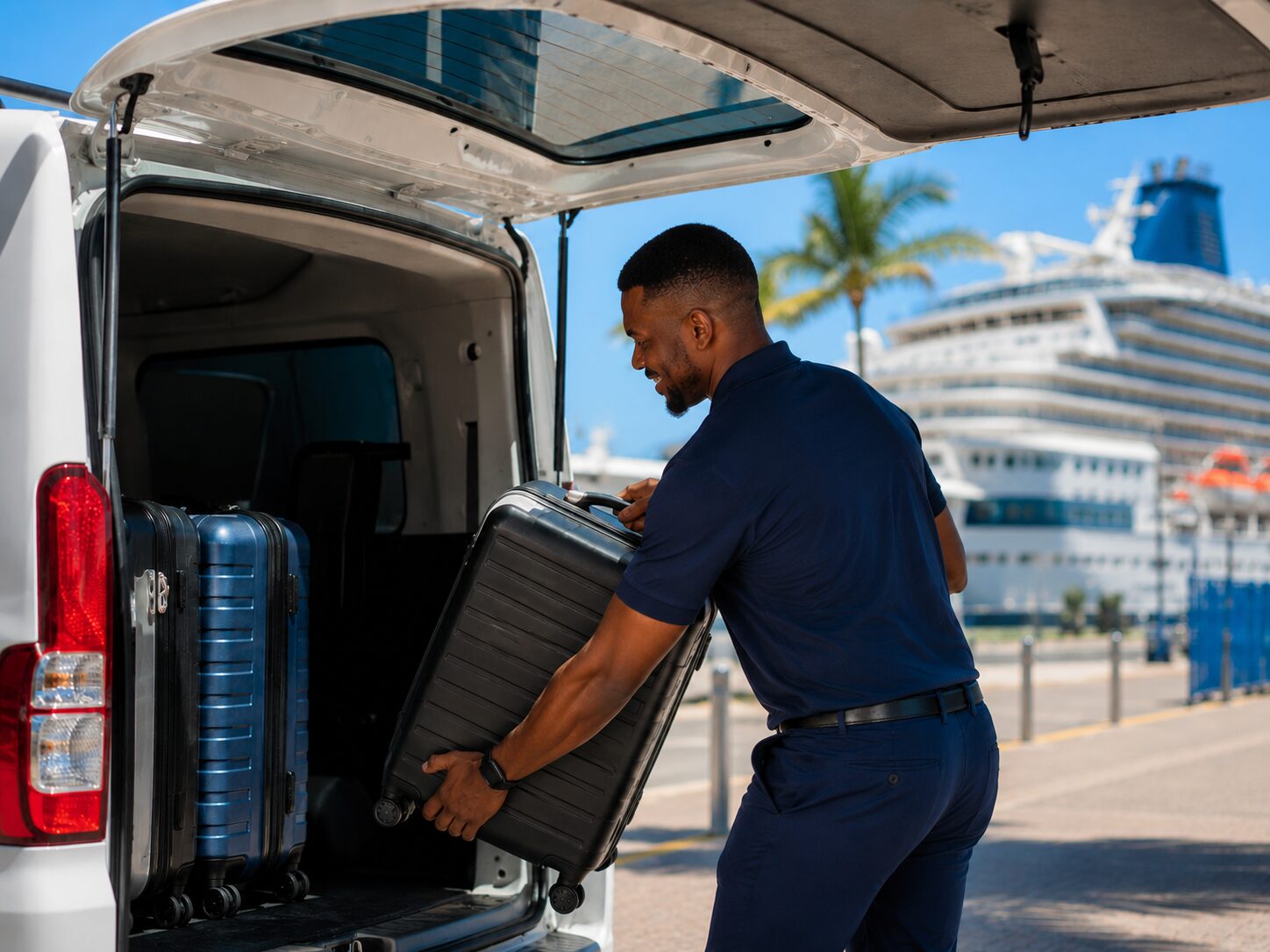 Bag Butler luggage collection at the Durban cruise terminal